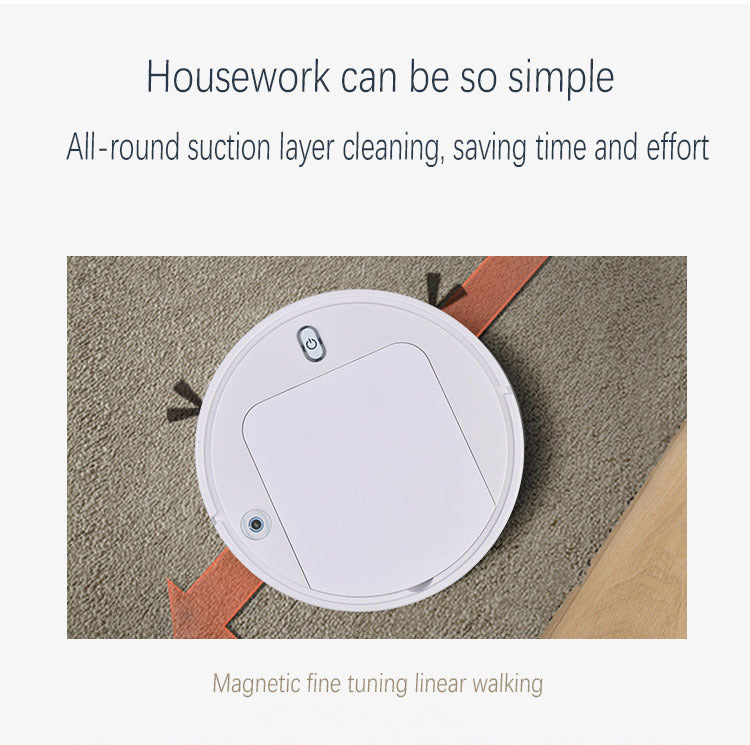 Intelligent humidifying sweeping robot