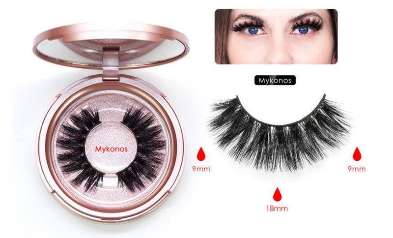 Magnetic eyelashes 5D Eyeliner Magnets Double Layer False Eyelashes Magnetic  No Glue Natural Soft Fake Eyelashes Extension - Passion Present 