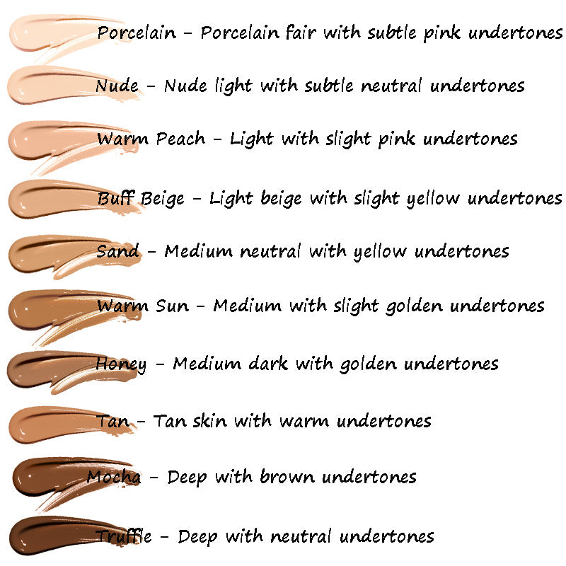 PHOERA matte oil control concealer foundation cream - Passion Present 