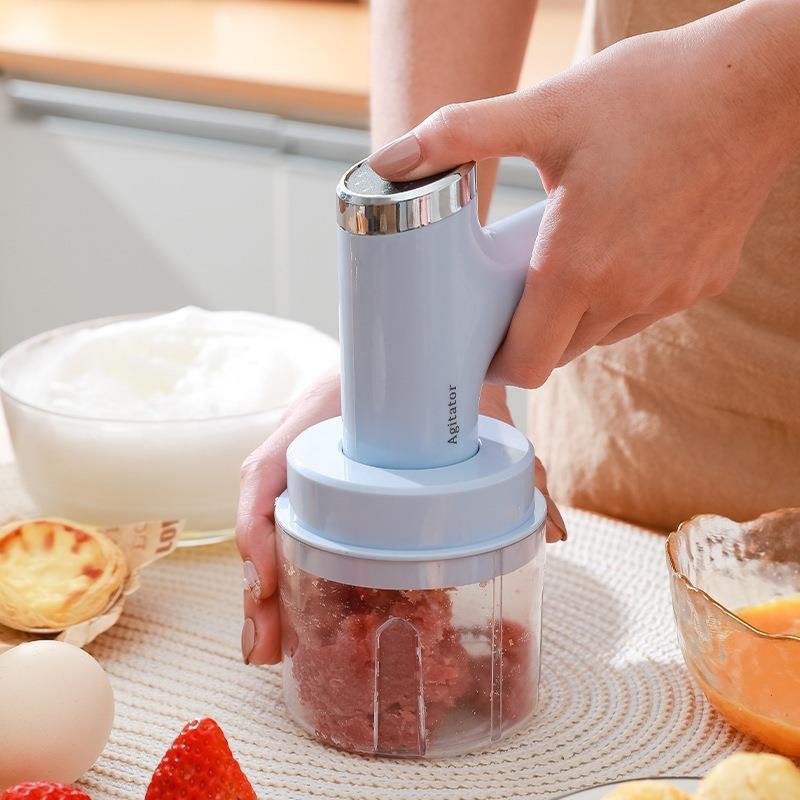 Electric egg beater household cream automatic sender hand-held rechargeable mixer machine electric garlic grinder meat grinder - Passion Present 