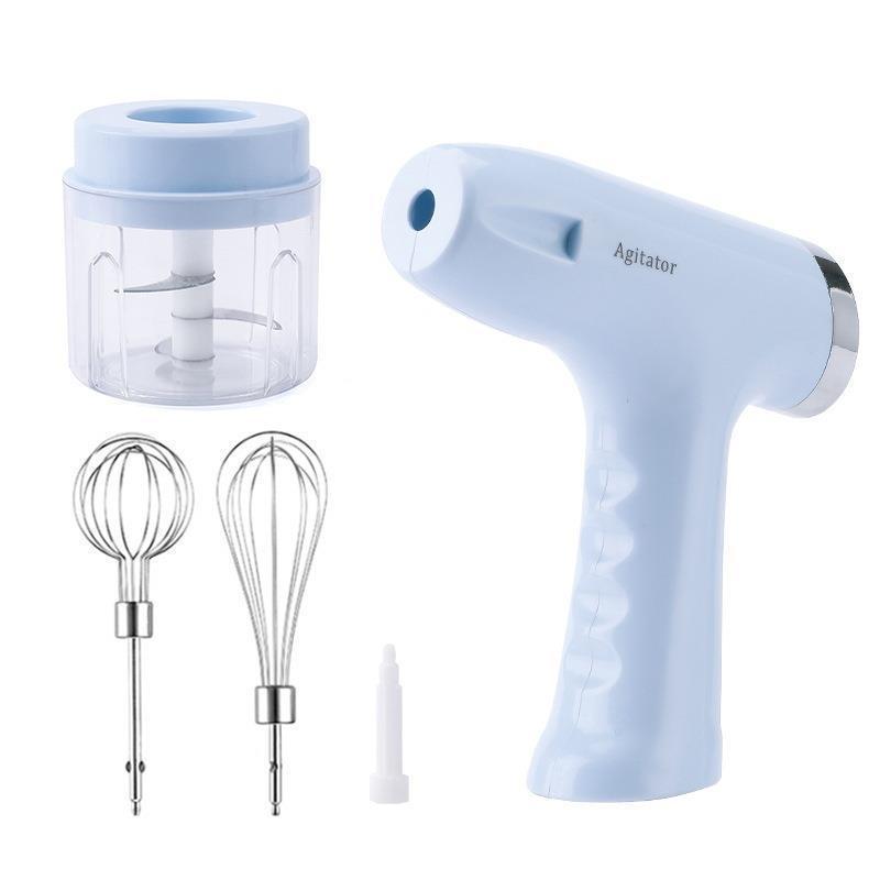 Electric egg beater household cream automatic sender hand-held rechargeable mixer machine electric garlic grinder meat grinder - Passion Present 