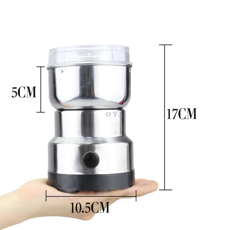 Stainless steel grinder electric coffee bean grinder household grinder - Passion Present 